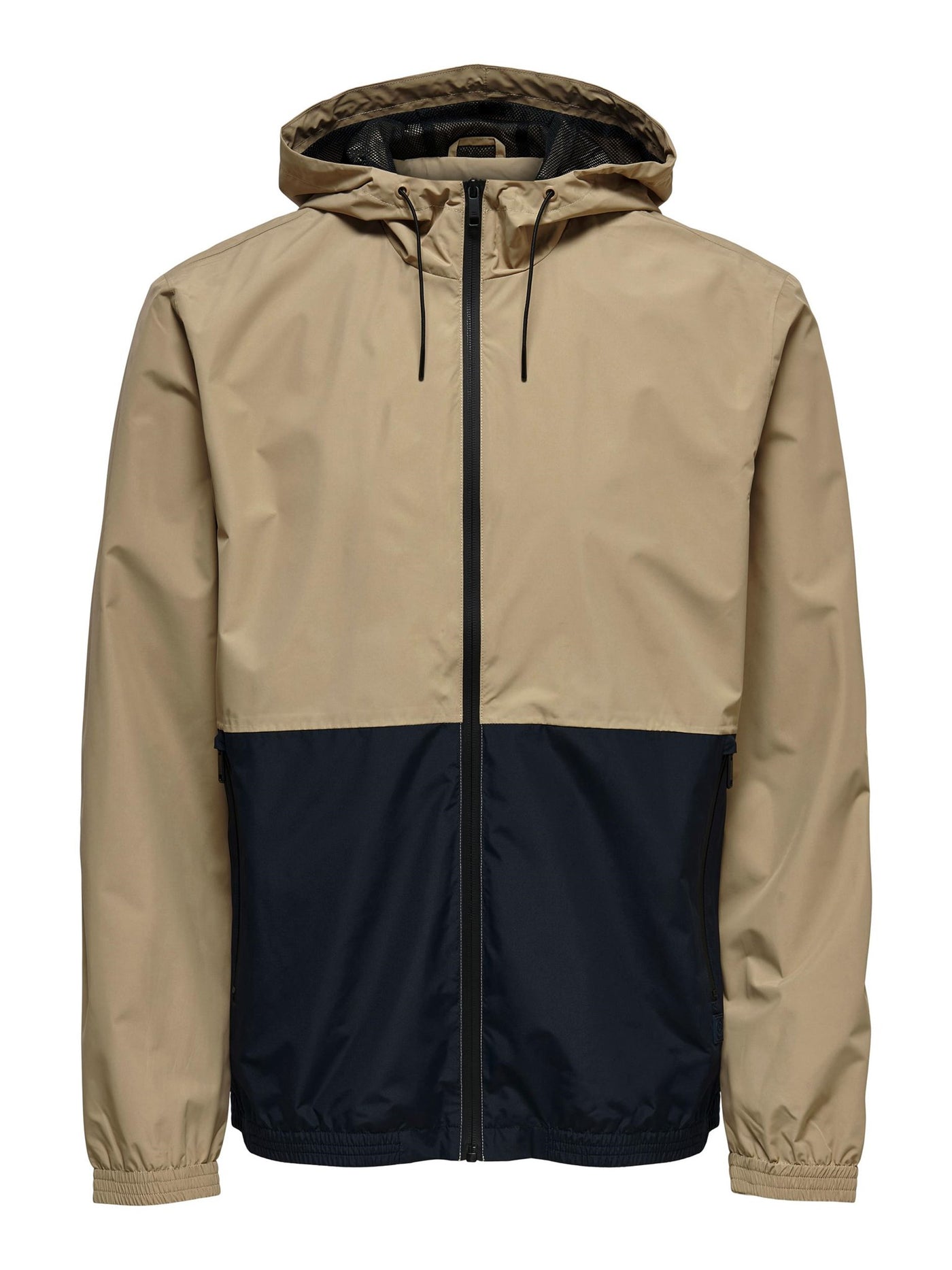 Freddy Technical Hood Jacket - Chinchilla - Only & Sons - Khaki 3