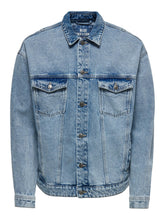 Load image into Gallery viewer, Rick Truck Jacket - Blue Denim - Only &amp; Sons - Blue 3
