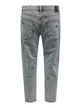 Charger l&#39;image dans la galerie, Avi Beam Crop Damage - Gray Denim - Only &amp; Sons - Grey 2
