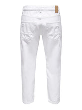 Charger l&#39;image dans la galerie, Avi Beam Crop Damage - White Denim - Only &amp; Sons - White 4
