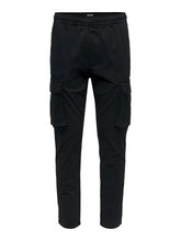 Load image into Gallery viewer, Cam Linus Cargo Pants - Black - Only &amp; Sons - Black 7
