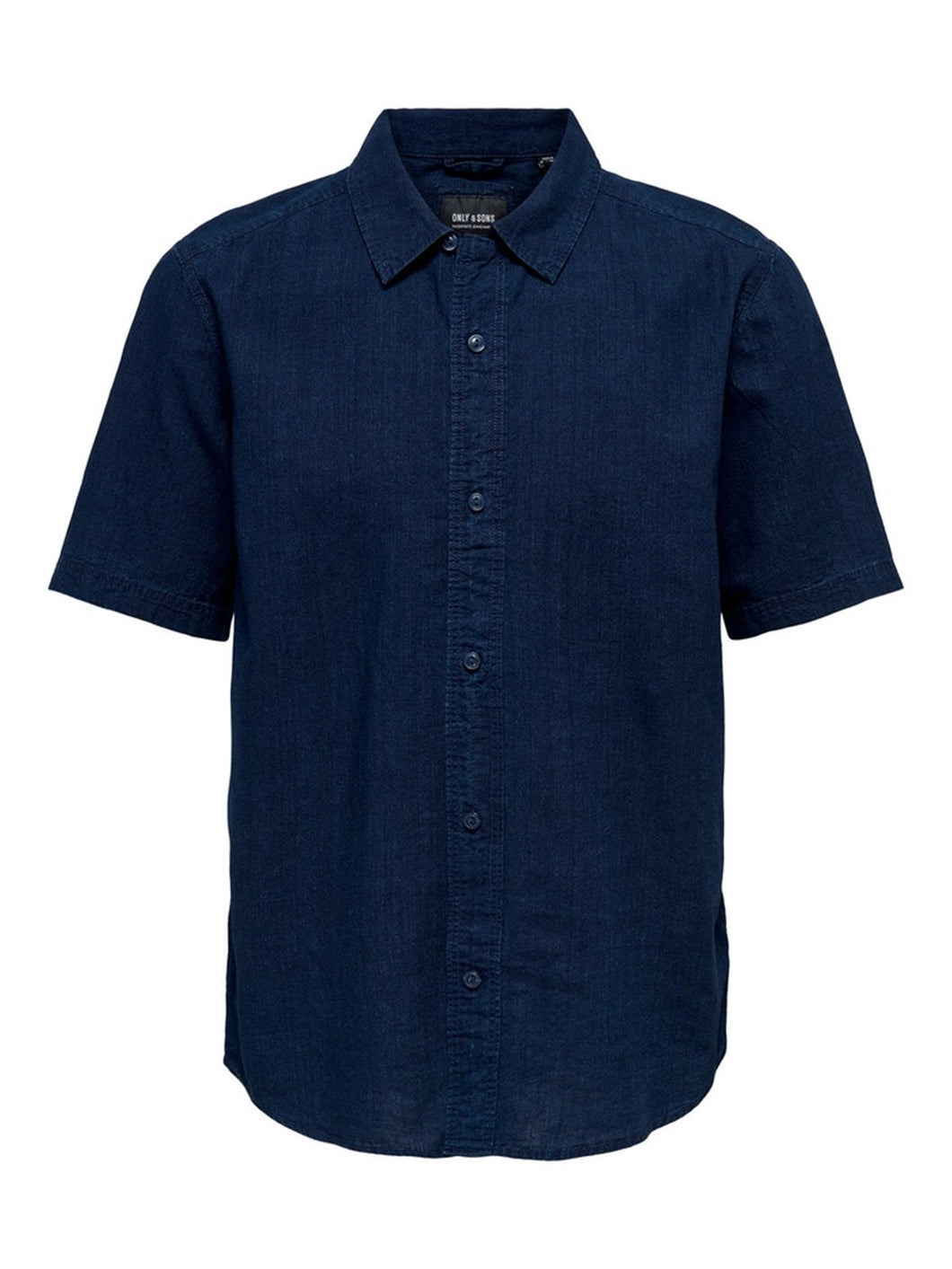 Beck Denim Shirt - Dark Blue Denim - Only & Sons - Blue