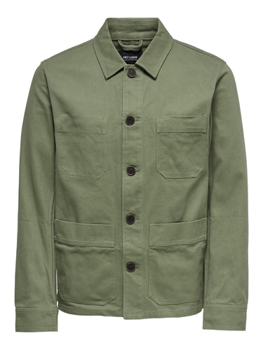 Jax Casual Jacket - Green - Only & Sons - Green