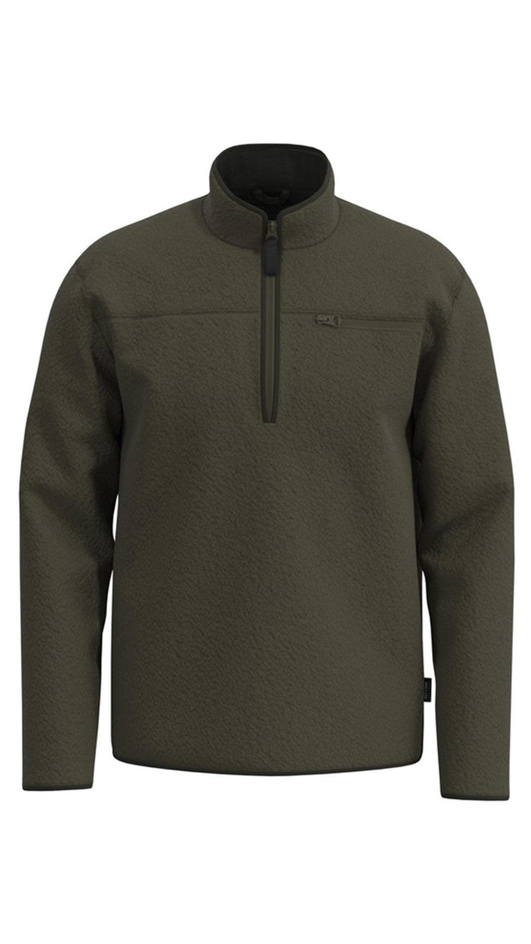 Houston Fleece Half Zip - Olive Night - Only & Sons - Green