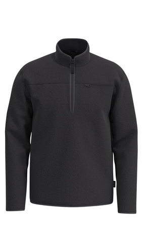 Houston Fleece Half Zip - Phantom - Only & Sons - Black