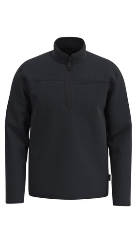 Houston Fleece Half Zip - Dark Navy - Only & Sons - Blue