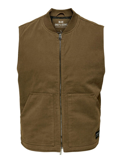 Earl Vest - Monks Robe - Only & Sons - Brown 6