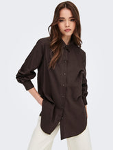 Charger l&#39;image dans la galerie, Nora Shirt - Black Coffee - ONLY - Brown
