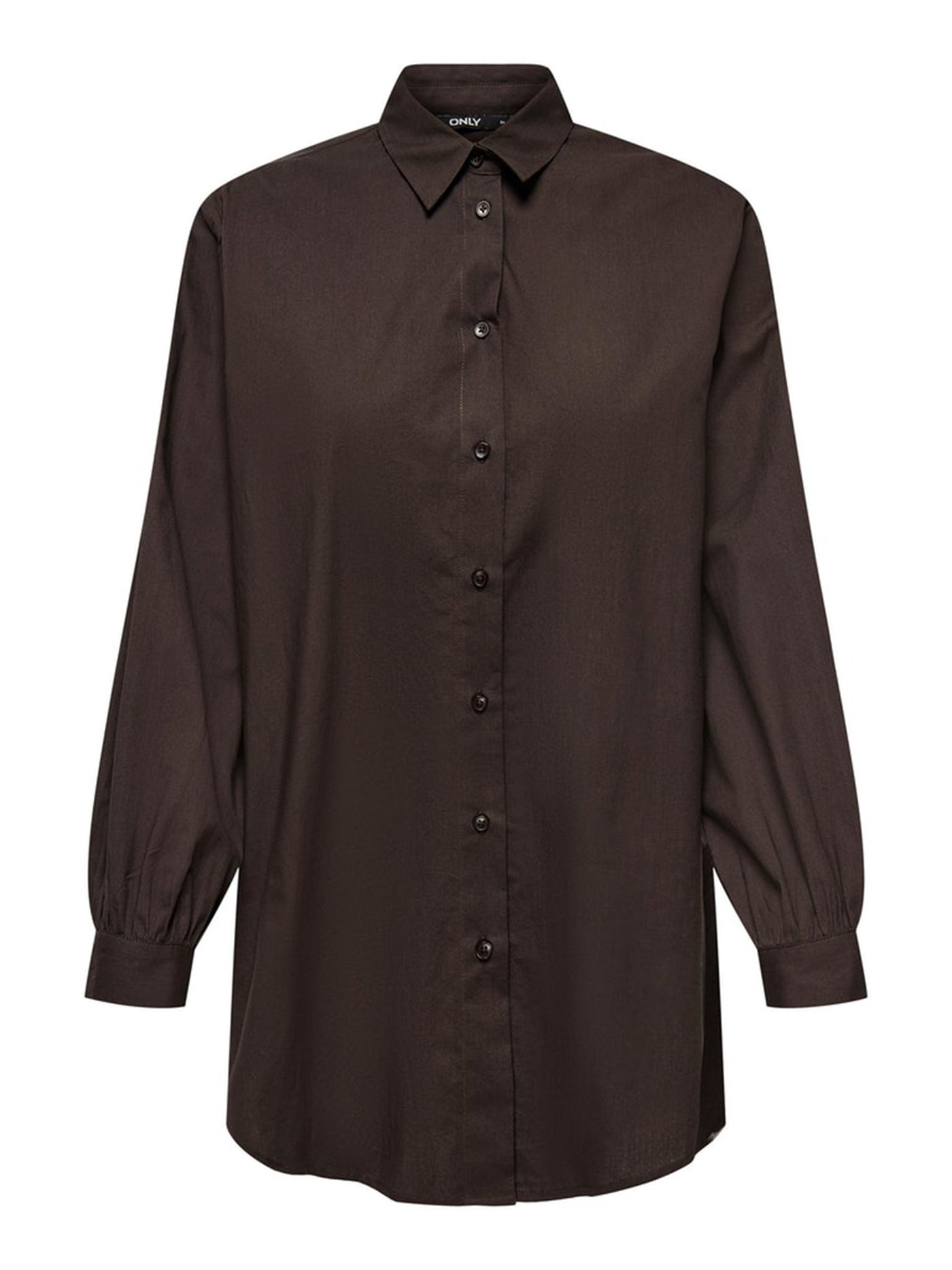 Nora Shirt - Black Coffee - ONLY - Brown 6