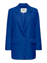 Cargar imagen en el visor de la galería, Lana-Berry Oversized Blazer - Surf the Web - ONLY - Blue
