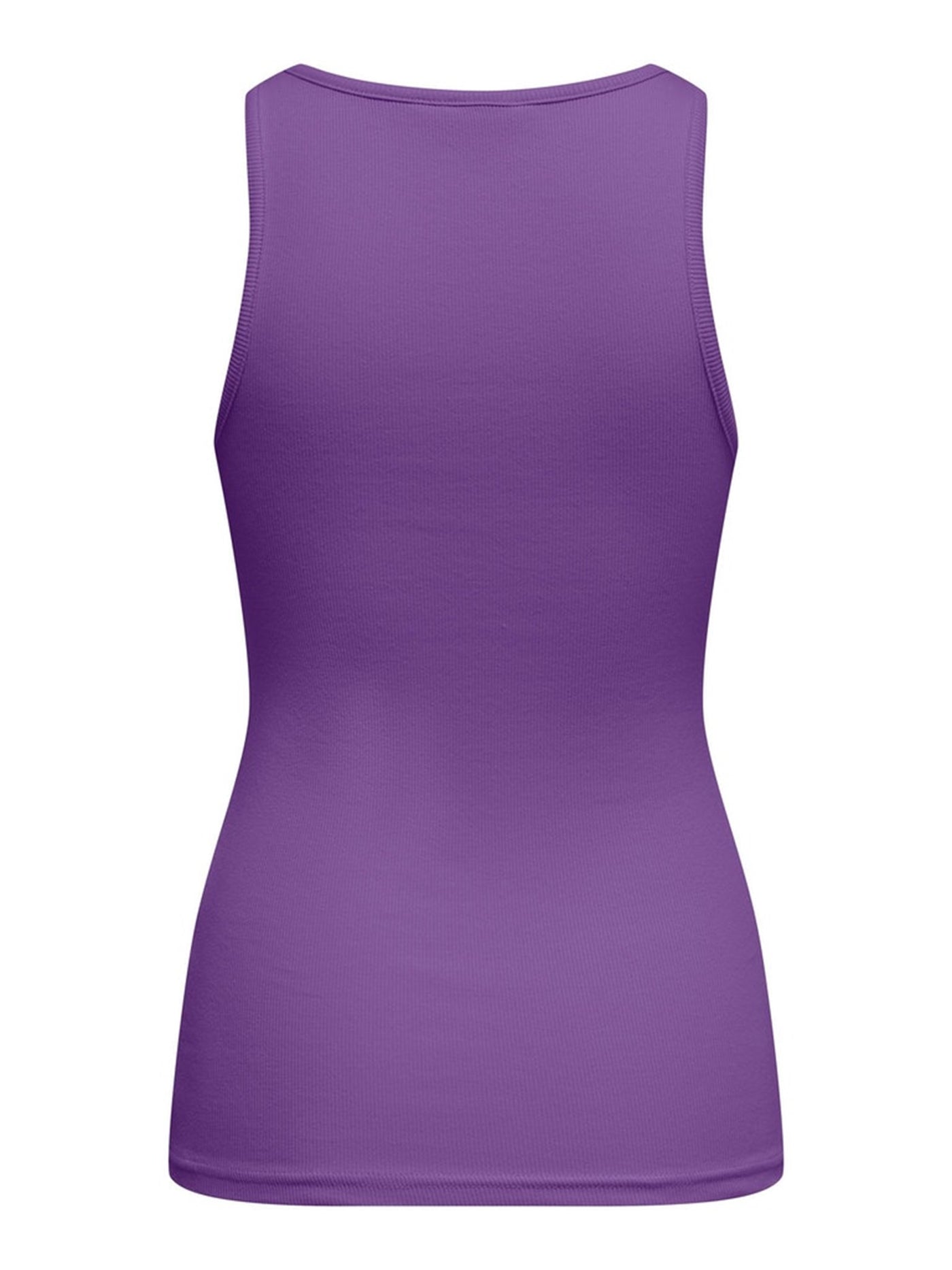 Kenya Rib Tank Top - Royal Lilac - ONLY - Purple 2