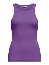 Charger l&#39;image dans la galerie, Kenya Rib Tank Top - Royal Lilac - ONLY - Purple
