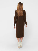 Load image into Gallery viewer, Brandie Roll Neck Dress - Chicory Coffee - ONLY - Brown 4
