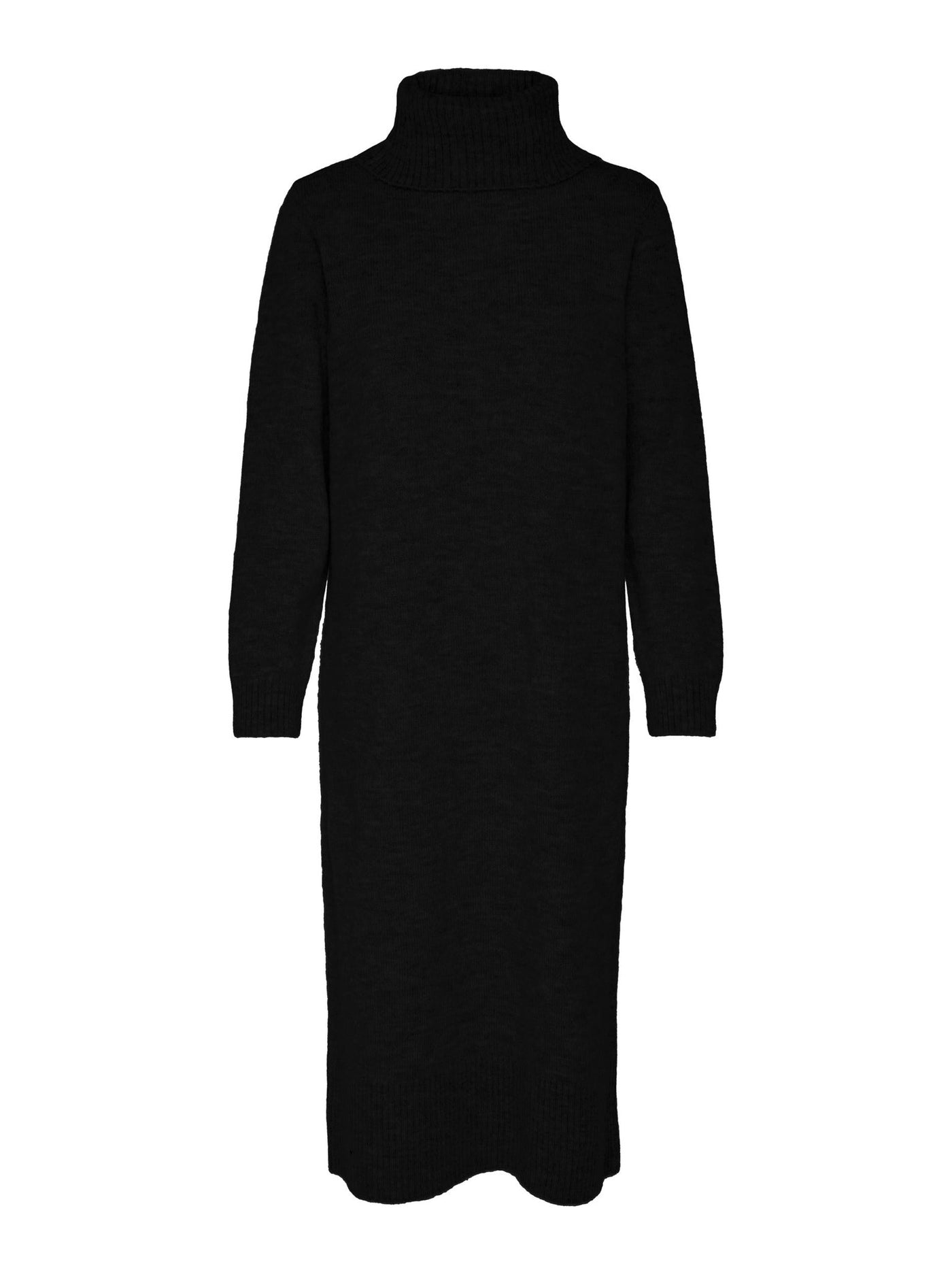 Brandie Roll Neck Dress - Black - ONLY - Black 6