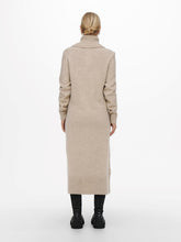 Load image into Gallery viewer, Brandie Roll Neck Dress - Pumice Stone - ONLY - Khaki 4
