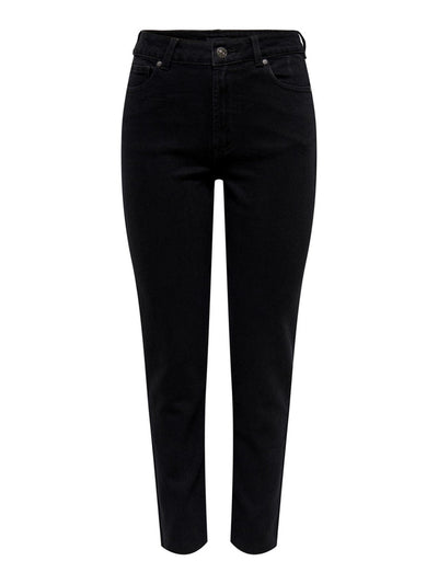 Emily High Waist Jeans - Black Denim - ONLY - Black