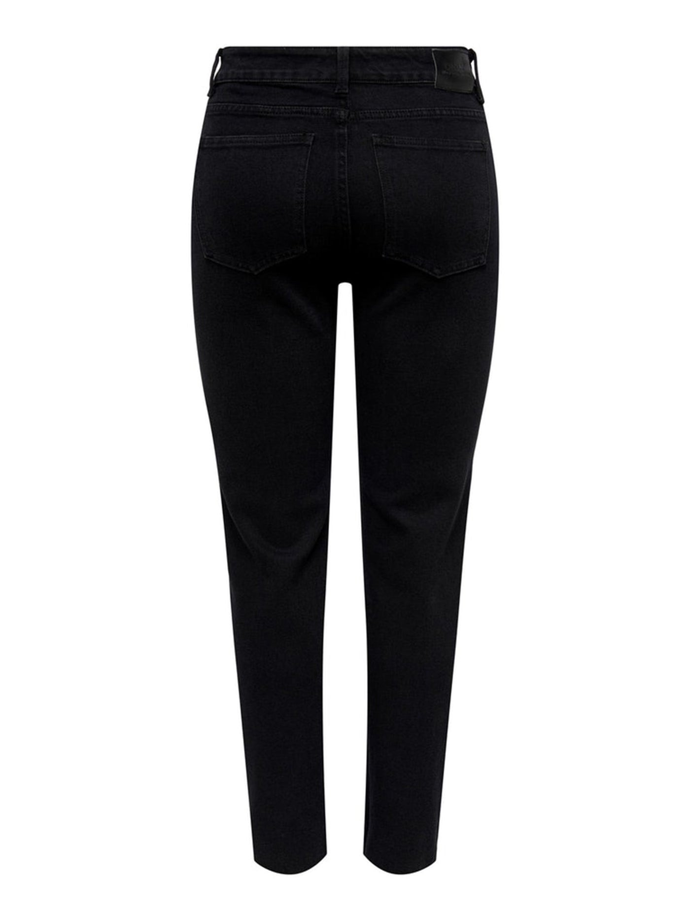 Emily High Waist Jeans - Black Denim - ONLY - Black 2