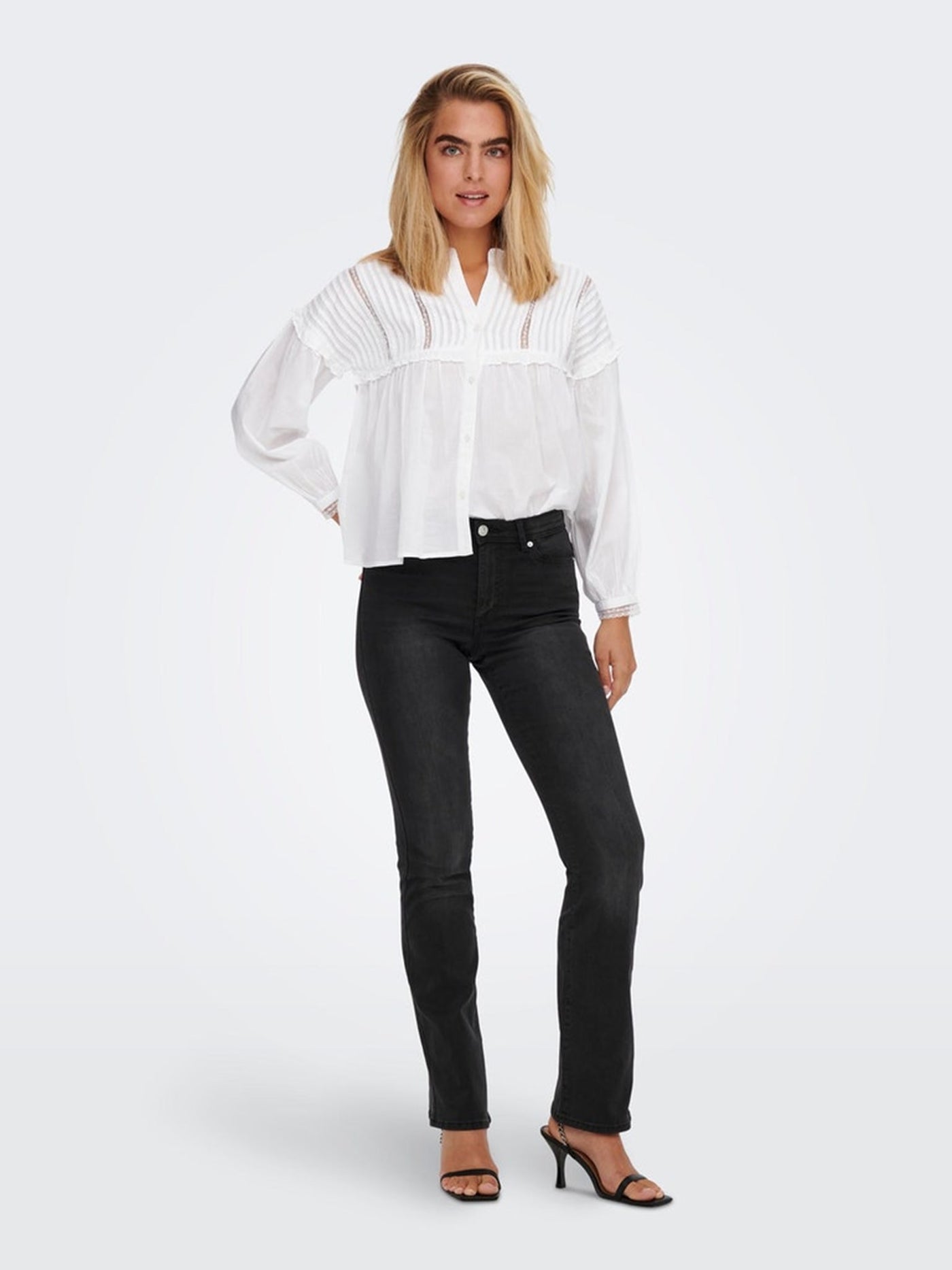 Liv shirt - Bright White - ONLY - White 4