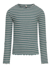 Cargar imagen en el visor de la galería, Nella Striped Sweater - Green - Kids Only - Green
