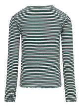 Cargar imagen en el visor de la galería, Nella Striped Sweater - Green - Kids Only - Green 2
