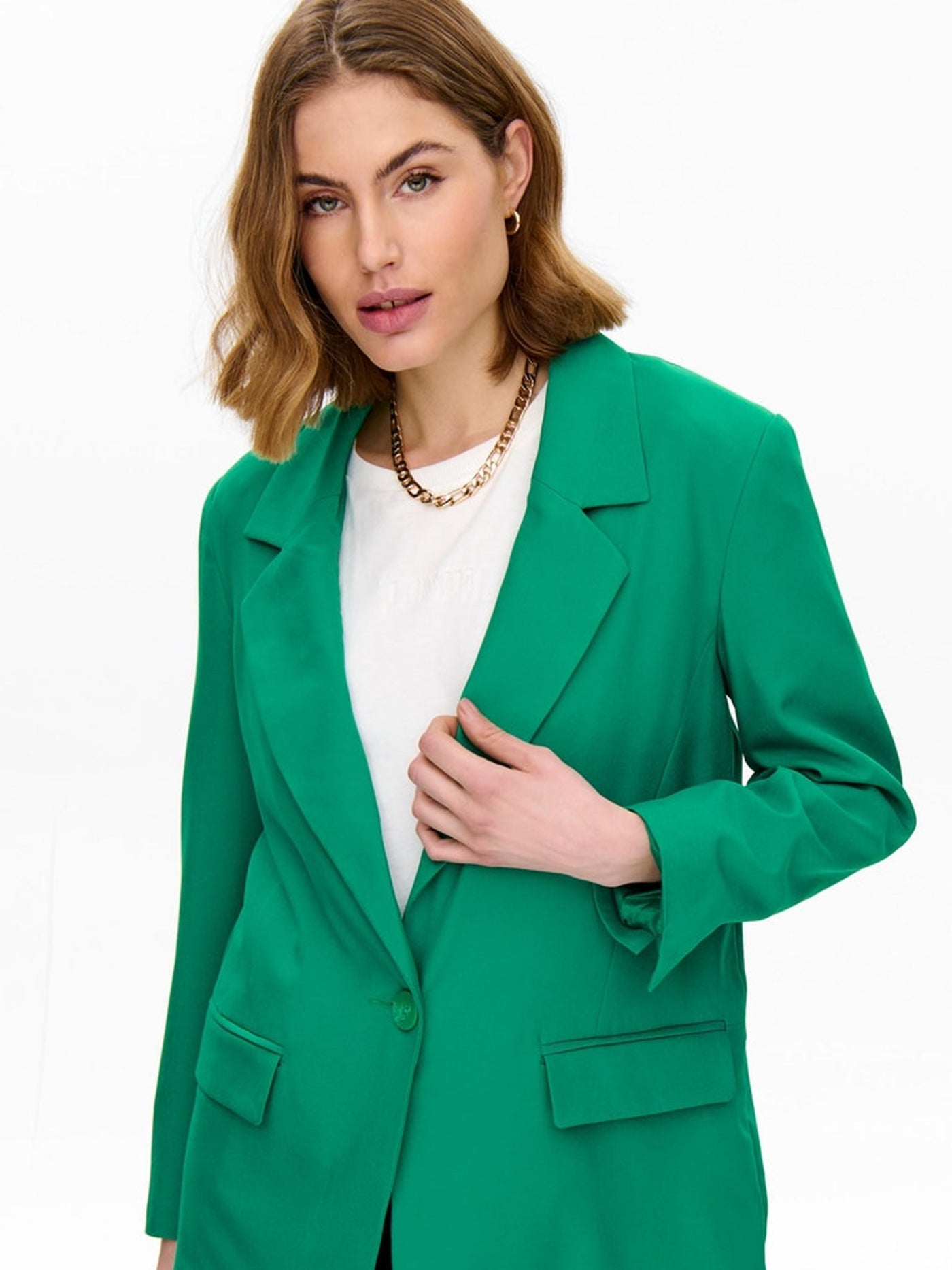 Violet Blazer - Pepper Green - ONLY - Green 3