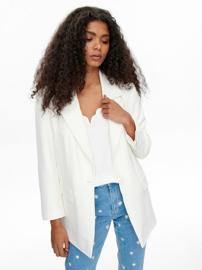 Violet Blazer - Cloud Dancer - ONLY - White 2