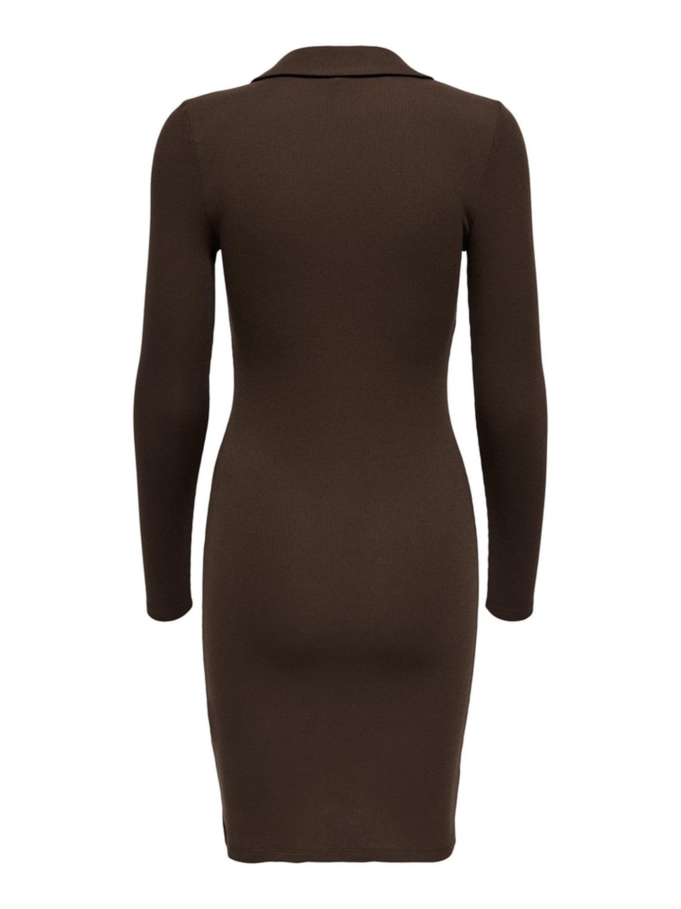 Siva Polo Dress - Hot Fudge - ONLY - Brown 4