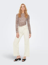 Carregar imagem no visualizador da galeria, Melanie Blouse - Cloud Dancer - ONLY - Brown 7
