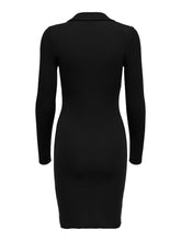 Charger l&#39;image dans la galerie, Siva Polo Dress - Black - ONLY - Black 5
