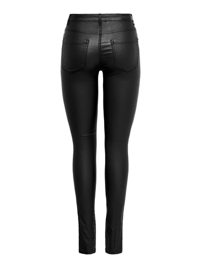 Royal Rock Coated Pants - Black - ONLY - Black 4