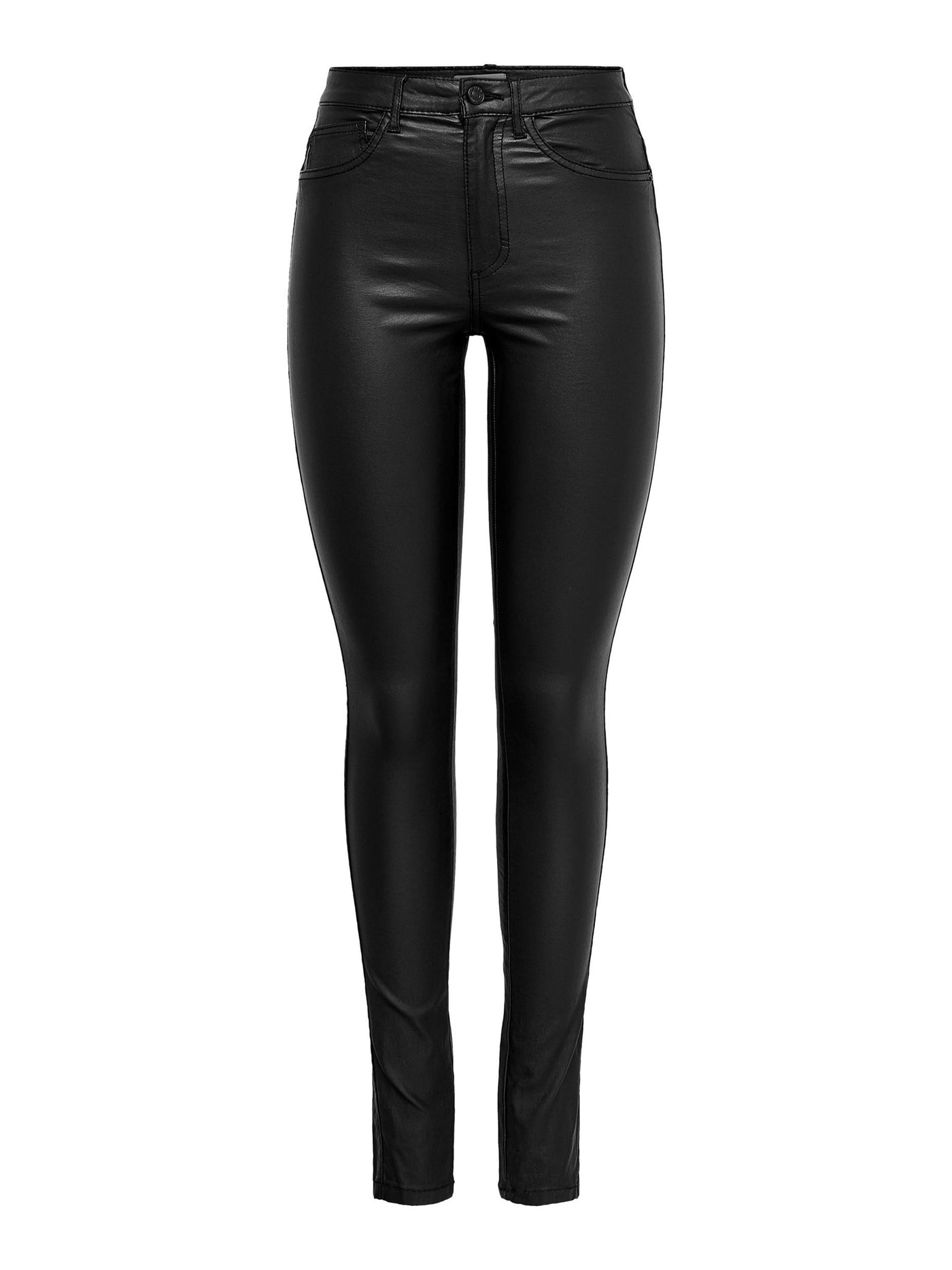 Royal Rock Coated Pants - Black - ONLY - Black 3