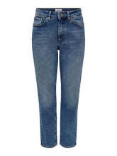 Charger l&#39;image dans la galerie, Veneda Mom Jeans - Dark Blue Denim - ONLY - Blue 6
