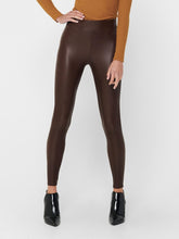 Load image into Gallery viewer, Cool Coated Leggings - Black - ONLY - Brown
