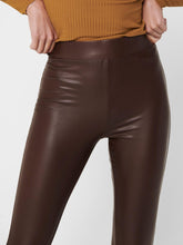 Load image into Gallery viewer, Cool Coated Leggings - Black - ONLY - Brown 2
