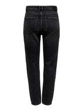 Load image into Gallery viewer, Emily High Waist Jeans - Black Denim - ONLY - Black 3
