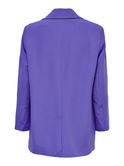 Lana-Berry Oversized Blazer - Deep Blue - ONLY - Purple 2