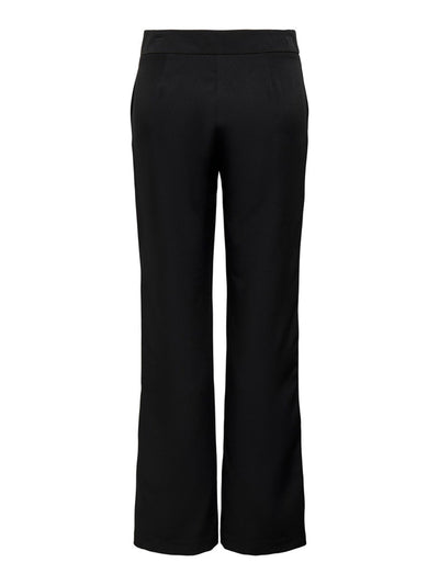 Lana-Berry Mid Straight Pants - Black - ONLY - Black 6