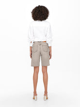 Charger l&#39;image dans la galerie, Sonny High Waist Wide Denim Shorts - Ecru - ONLY - Khaki 2
