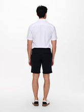 Carregar imagem no visualizador da galeria, Mark shorts stripe - Black - Only &amp; Sons - Black 3
