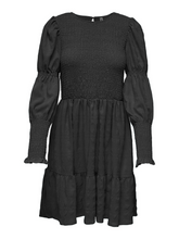 Load image into Gallery viewer, Thalia Smock Dress - Black - ONLY - Black
