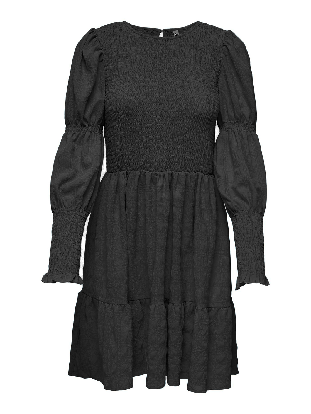 Thalia Smock Dress - Black - ONLY - Black