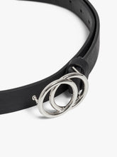 Cargar imagen en el visor de la galería, Rasmi Leather Belt - Black / Silver - ONLY - Black 2
