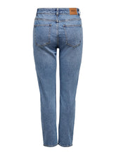 Load image into Gallery viewer, Emily High Waist Jeans - Medium Blue - ONLY - Blue 3
