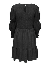 Load image into Gallery viewer, Thalia Smock Dress - Black - ONLY - Black 2
