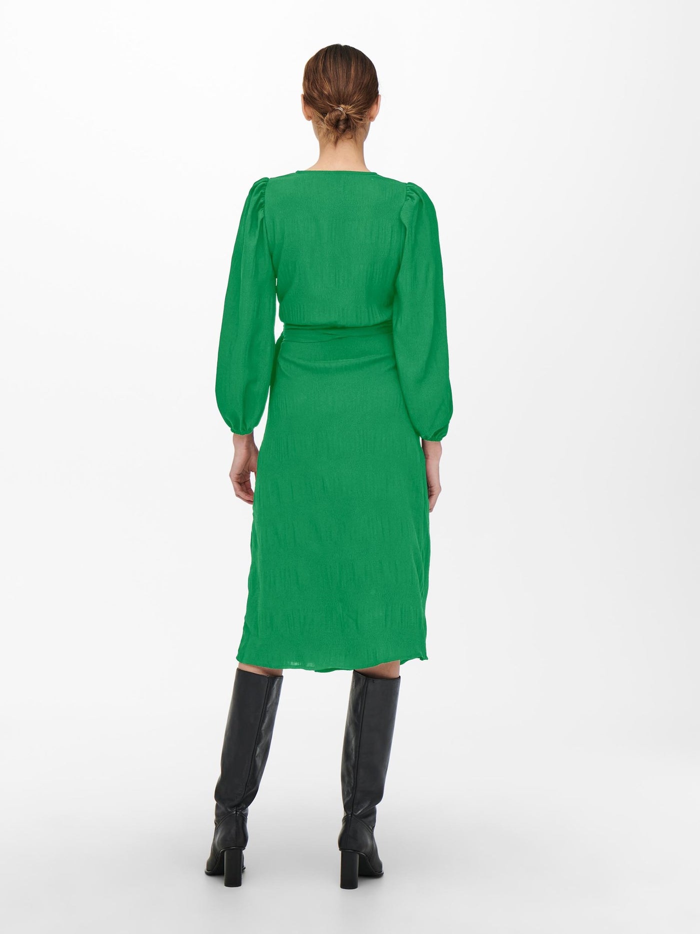 Dion Wrap Dress - Green - ONLY - Green 5