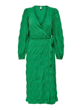 Load image into Gallery viewer, Dion Wrap Dress - Green - ONLY - Green 3
