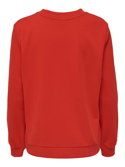 Color Reg Sweater - Red - ONLY - Red 3