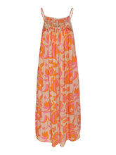 Load image into Gallery viewer, Demi Midi Dress - Eggnog - ONLY - Orange 2
