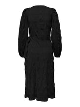 Load image into Gallery viewer, Dion Wrap Dress - Black - ONLY - Black 4
