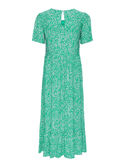 Malle Midi Dress - Floral Green - ONLY - Green 2